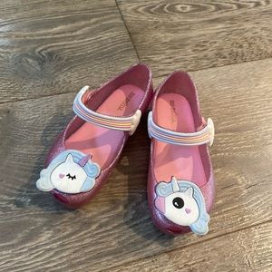 Like New Mini Melissa Ultragirl Unicorn in Pink Sparkling